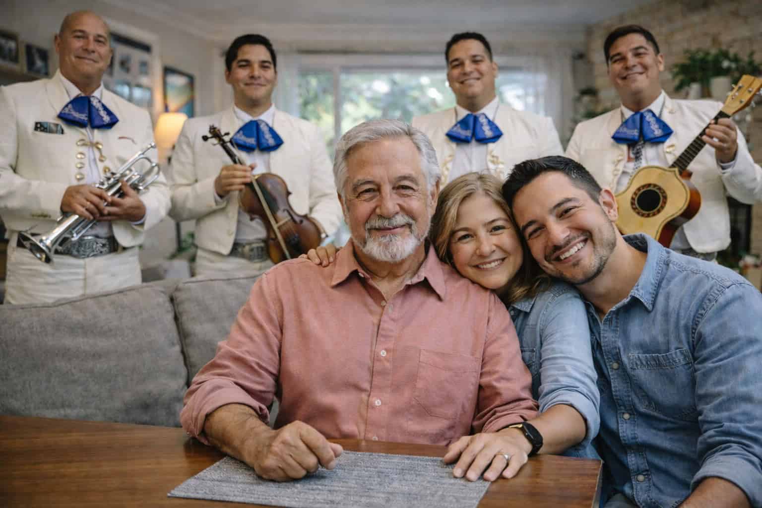 Papá celebrando el Día del Padre